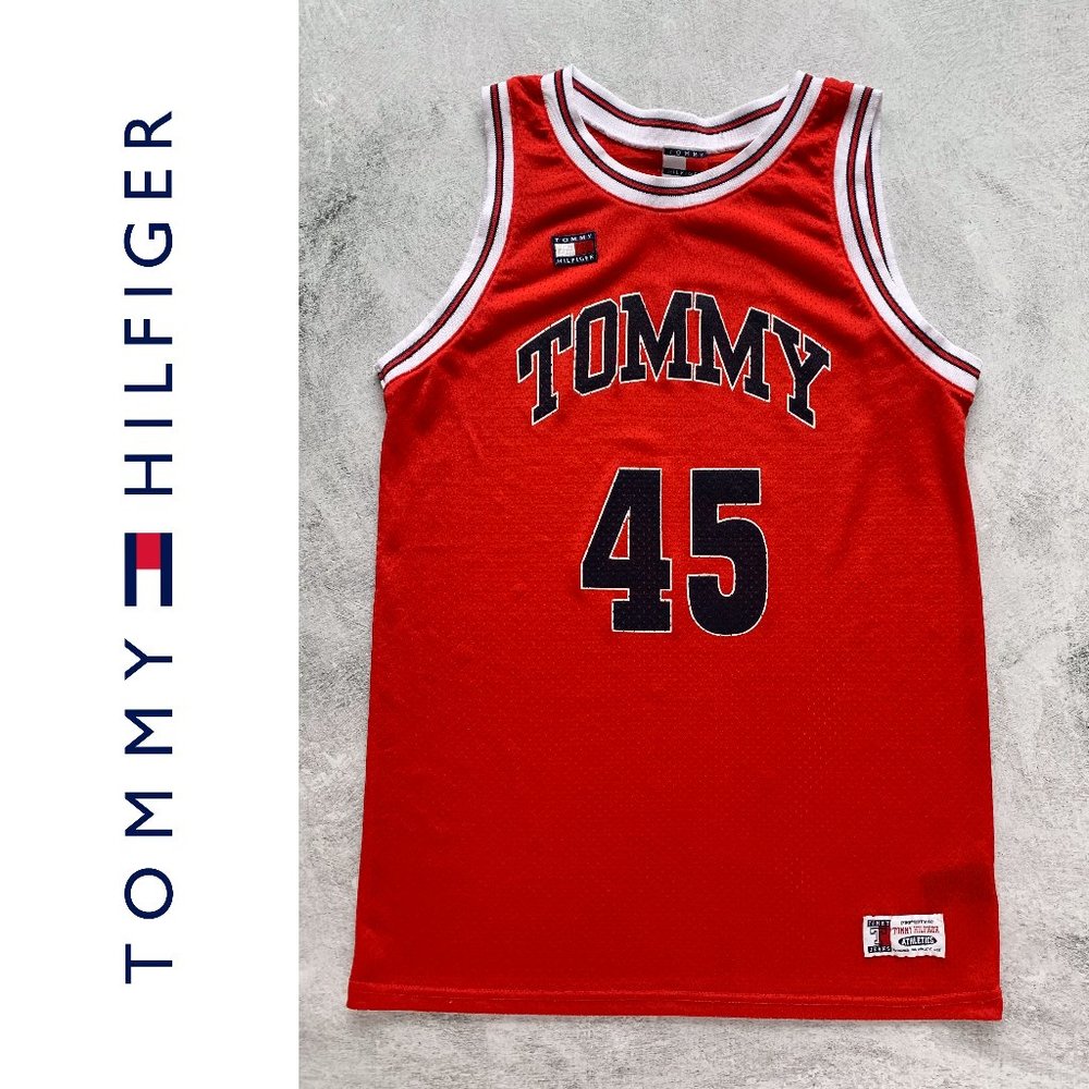 Vintage Tommy Hilfiger Basketball Jersey - Picture 1 of 5